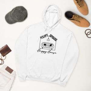 "Happy House Happy Spouse" Unisex fleece hoodie